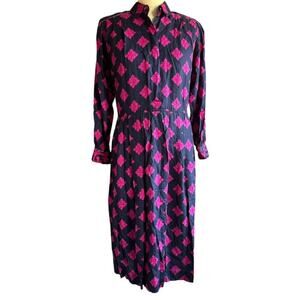 Vintage Dress Womens Size 8P Retro Professional Work Church Travel Conservative